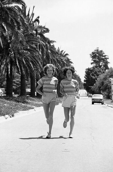 The 1984 Summer Olympics in Los Angeles, California. Joyce Smith and Sarah Rower