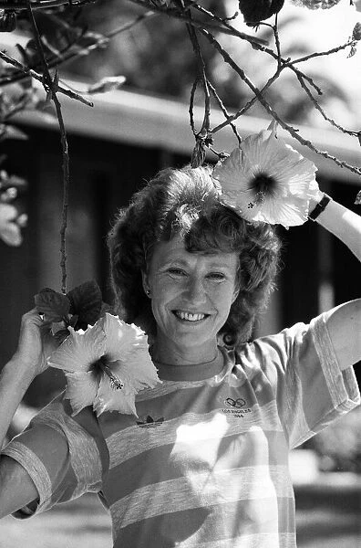 The 1984 Summer Olympics in Los Angeles, California. Runner Joyce Smith. 4th August 1984