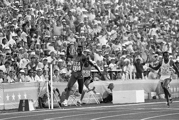 The 1984 Summer Olympics in Los Angeles. Carl Lewis. August 1984