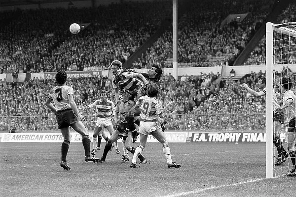 1986 Milk cup Final at Wembley Stadium. Oxford United 3 v Queens Park Rangers 0
