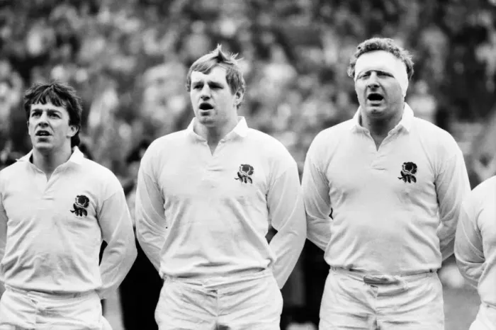 Framed Print : 1986 Five Nations Rugby Union Championship. England v Ireland Framed Print : 1986 Five Nations Rugby Union Championship. England v Ireland