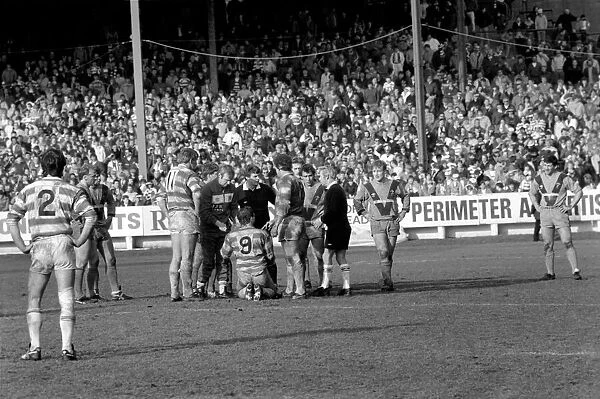 1986 Rugby League Challenge Cup Second Round match. at Central Park, Manchester