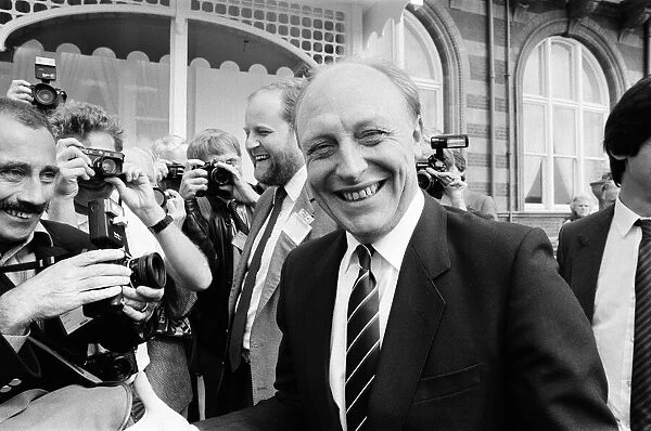 The 1986 Trades Union Congress held in Brighton. Labour Leader Neil Kinnock