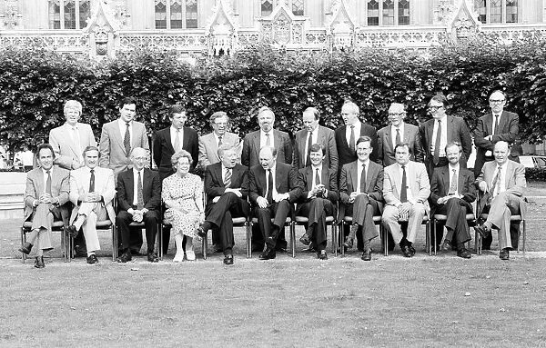 1987 Labour Party Shadow Cabinet, Neil Kinnock unveils his new lineup, Photocall