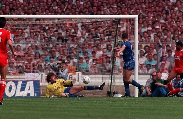 1988 FA Cup Final at Wembley. Wimbledon 1 v Liverpool 0 May 1988 Wimbledon