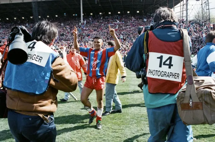 Framed Print : 1990 FA Cup Semi-final at Villa Park Crystal Palace 4 v 3 Liverpool