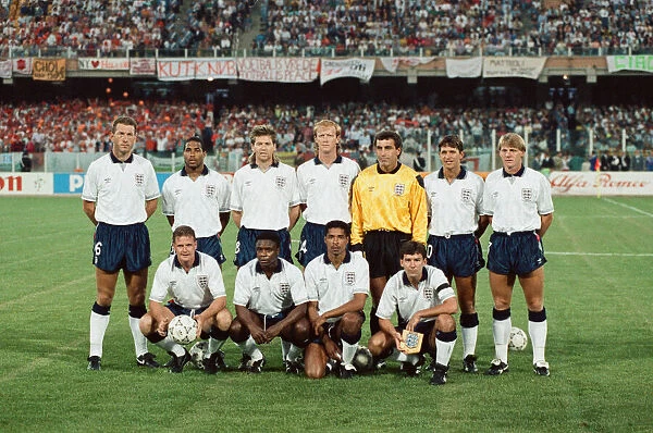 1990 World Cup First Round Group F match in Cagliari, Italy. England 0 v Holland 0