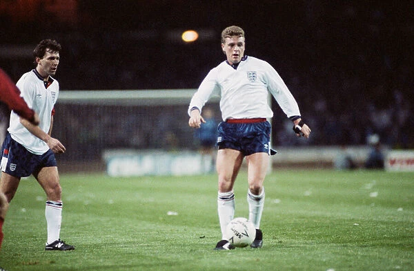 1990 World Cup Qualifier at Wembley Stadium. England 5 v Albania 0