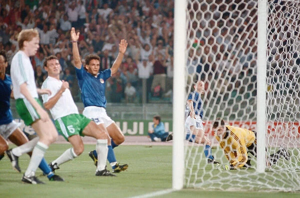 1990 World Cup Quarter Final at the Stadio Olimpico in Rome, Italy