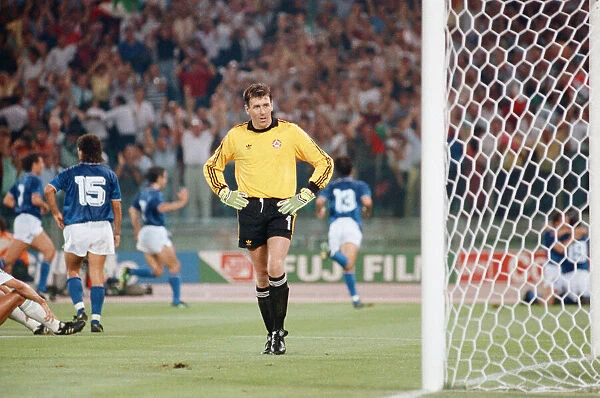 1990 World Cup Quarter Final at the Stadio Olimpico in Rome, Italy