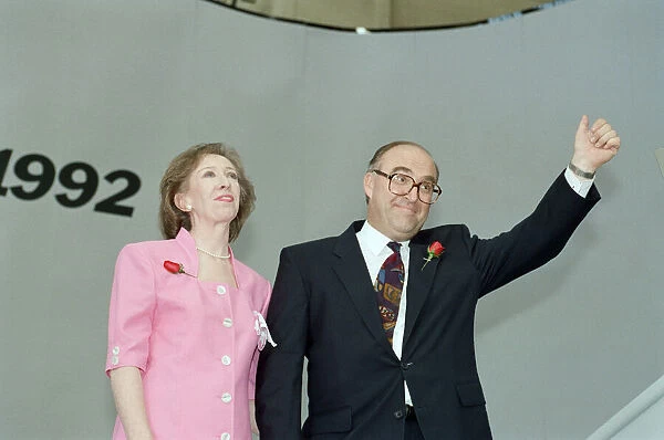 1992 Labour Party leadership election. Margaret Beckett and John Smith. 10th July 1992