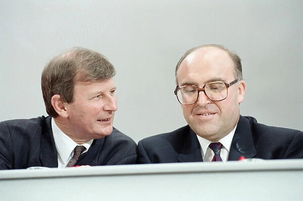 1992 Labour Party leadership election. Bryan Gould and John Smith. 10th July 1992