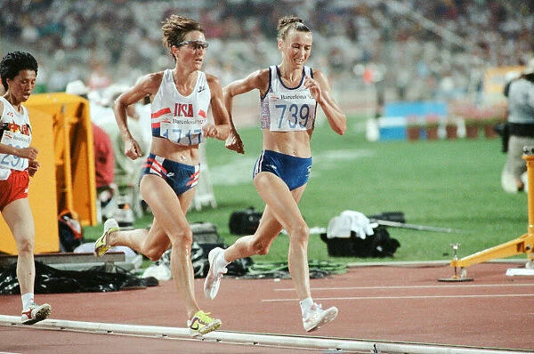 1992 Olympic Games in Barcelona, Spain. Athletics- Womens 10000 Metres final