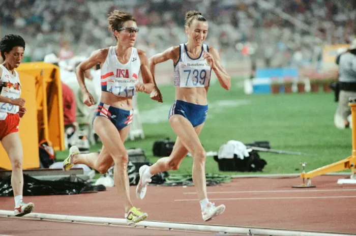 Framed Print : 1992 Olympic Games in Barcelona, Spain. Athletics- Womens 10000 Metres final