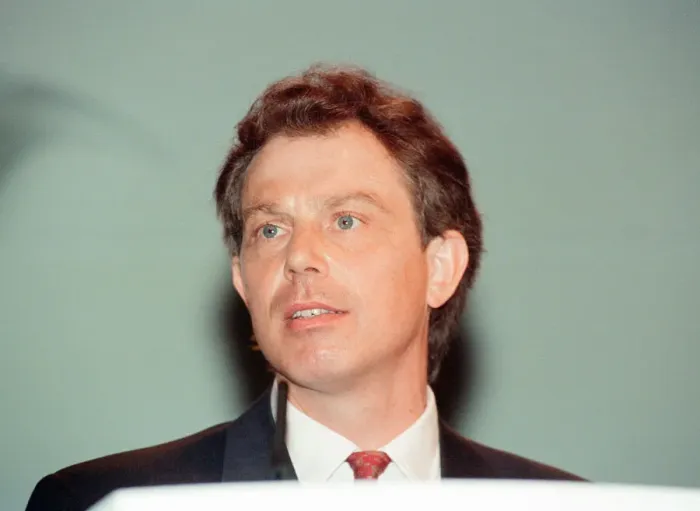 Framed Print : 1994 Labour Leadership Contest, news press conference to announce results Framed Print : 1994 Labour Leadership Contest, news press conference to announce results