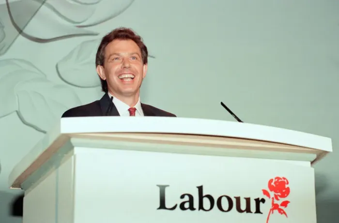 Framed Print : 1994 Labour Leadership Contest, news press conference to announce results Framed Print : 1994 Labour Leadership Contest, news press conference to announce results