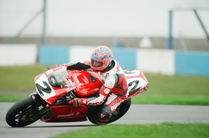 Framed Print : 1998 Superbike World Championship, Training Session, Donington Park, 9th April 1998. No Framed Print : 1998 Superbike World Championship, Training Session, Donington Park, 9th April 1998. No