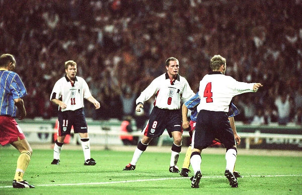 1998 World Cup Qualifier at Wembley Stadium. England 4 v Moldova 0