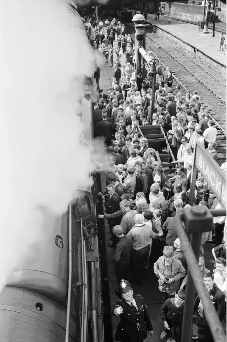 Framed Print : The 1T57 Fifteen Guinea Special, the last main-line passenger train to be