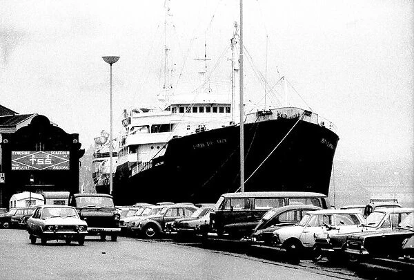 The 20, 000 ton BP tanker British Sportsman, built on the Tyne in 1951 by Swan Hunter