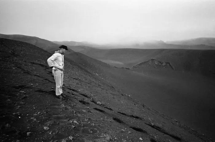 Framed Print : 21 NASA Astronauts have just spend a week in Iceland, making a study of the Geology of Framed Print : 21 NASA Astronauts have just spend a week in Iceland, making a study of the Geology of