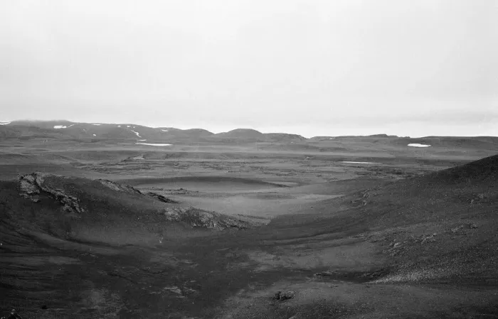 Framed Print : 21 NASA Astronauts have just spend a week in Iceland, making a study of the Geology of