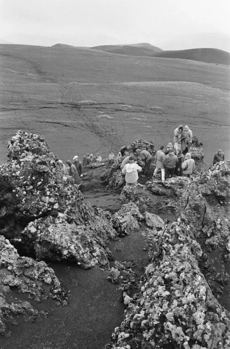 Framed Print : 21 NASA Astronauts have just spend a week in Iceland, making a study of the Geology of Framed Print : 21 NASA Astronauts have just spend a week in Iceland, making a study of the Geology of