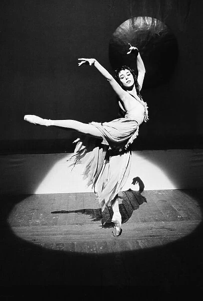 21 year old ballet dancer Georgina Parkinson on stage at the Royal Opera House in Covent