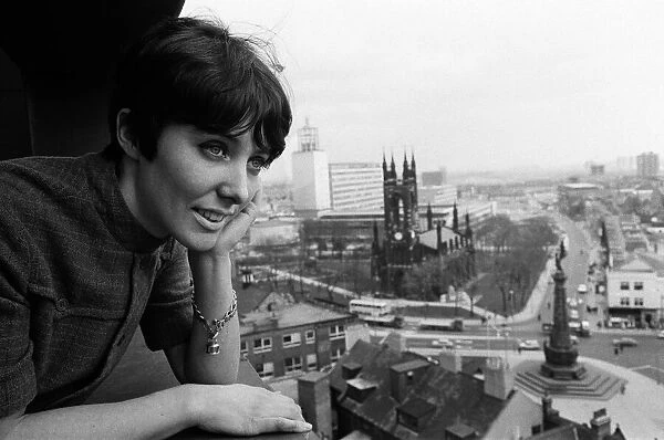 22 year old Sandra Good pictured in Newcastle. April 1967
