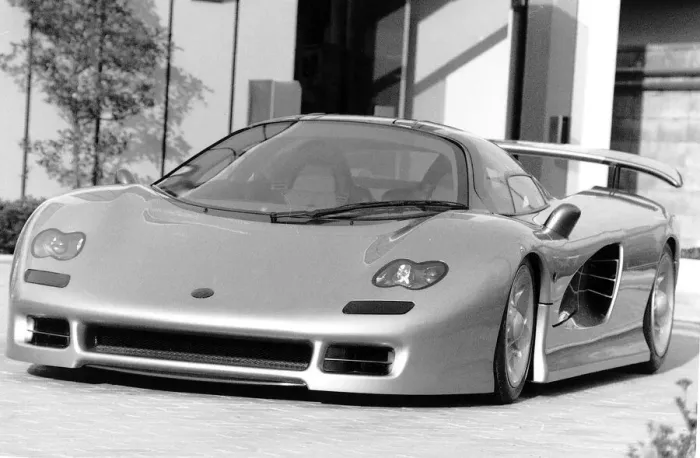 Framed Print : The 3500cc super lighweight Jiotto Caspita is due to be launched on the road in 1991