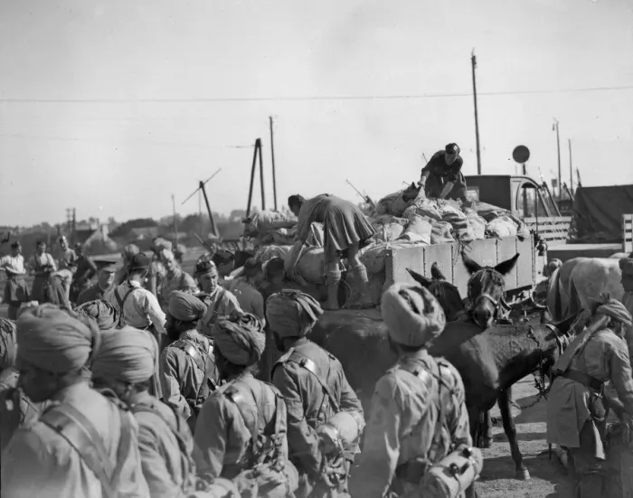 Framed Print : 3rd Lahore Indian Division seen here at Orleans. Circa October 1914 Framed Print : 3rd Lahore Indian Division seen here at Orleans. Circa October 1914