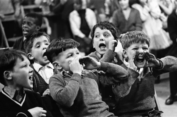Framed Print : When 45 children from Wood Street Mission in Manchester were invited to take part in a Framed Print : When 45 children from Wood Street Mission in Manchester were invited to take part in a