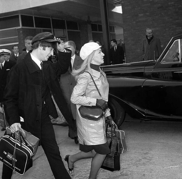 7 February 1964 The Beatles leaving for New York at London Airport