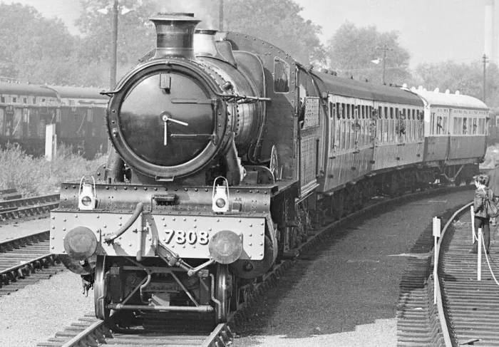 Framed Print : 7808 Cookham Manor a Great Western Railway 7800 Manor Class steam locomotive