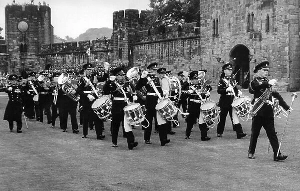 The 7th Battalion of the Royal Northumberland Fusiliers at Alnwick Castle