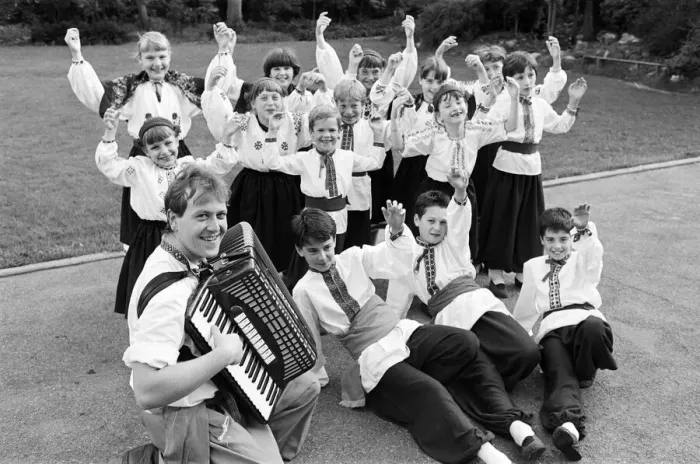 Framed Print : A-dancing we will go... and thats what these young Ukrainian Club dancers did in Framed Print : A-dancing we will go... and thats what these young Ukrainian Club dancers did in