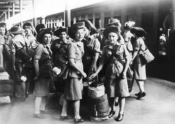A. T. S. draft arrives in Nairobi. February 13th 1944