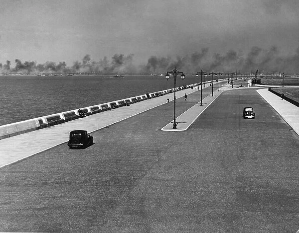 The A554 Wallasey promenade April 1939