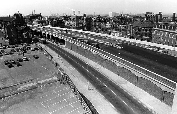 A66 bypass road, Middlesbrough. 19th June 1986