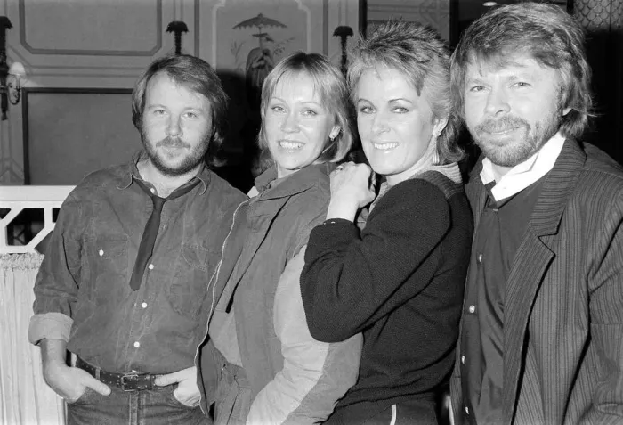 Framed Print : Abba Swedish Pop band November 1982 celebrating 10 years together Framed Print : Abba Swedish Pop band November 1982 celebrating 10 years together