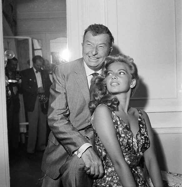 Abbe Lane, American singer and actress, with husband, Xavier Cugat