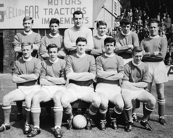 Abderdeen FC pose for a pre season group photograph 1964 -1965