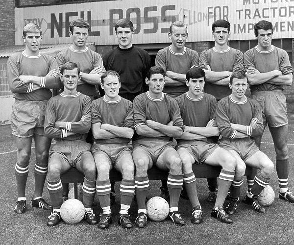 Abderdeen FC pose for a pre season group photograph 1966 - 1967