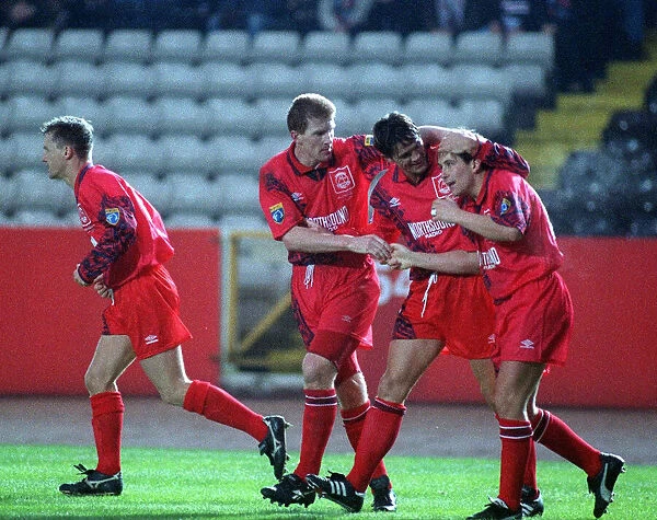 Aberdeen v Dundee Scottish League Cup final at Hampden Park 26th November 1995