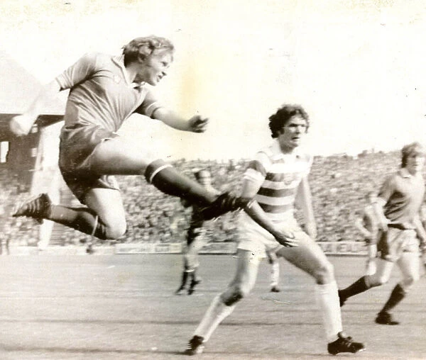 Aberdeen versus Celtic October 1978 football Pittodrie joe harper hits a post