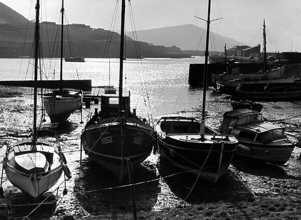 Aberystwyth Harbour, Ceredigion, West Wales, 13th March 1967