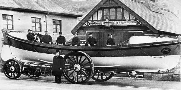 Aberystwyth lifeboat, circa 1900