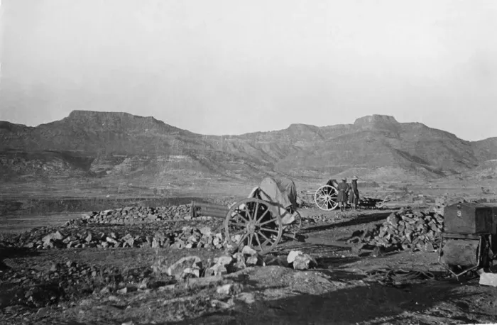 Framed Print : Abyssinian War Circa October 1935 Italian forces seen with 120mm gun near to Framed Print : Abyssinian War Circa October 1935 Italian forces seen with 120mm gun near to