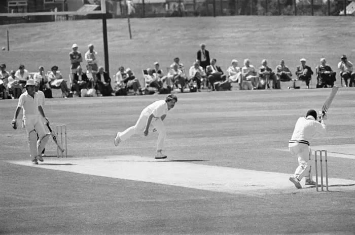 Framed Print : Action from the Britannic Assurance County Championship match at Acklam Park between Framed Print : Action from the Britannic Assurance County Championship match at Acklam Park between