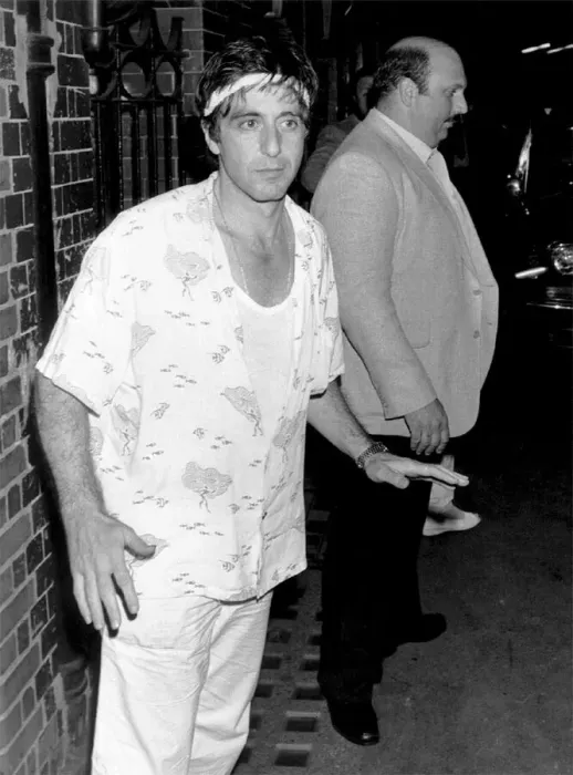 Framed Print : Actor Al Pacino August 1984 after a night out at Londons Joe Allens Framed Print : Actor Al Pacino August 1984 after a night out at Londons Joe Allens